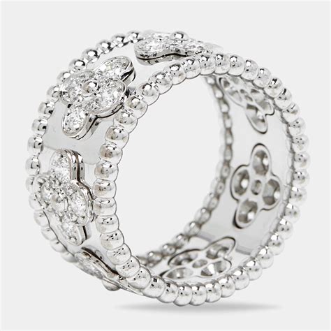 van cleef and arpels clover replica ring|engagement ring van cleef.